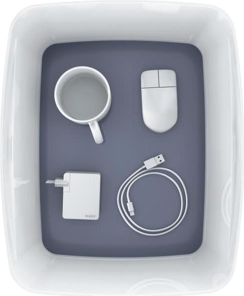 Actual product image Leitz MyBox medium with lid white (A4)