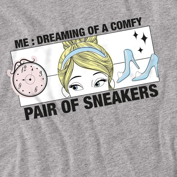 Produktbild Cinderella Dreaming Of Comfy Sneakers TShirt (M)