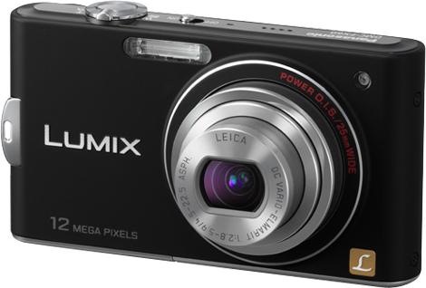 Productafbeelding Panasonic Lumix FX60, 12Mpixel, 5xWW zoom, HD-film, Zwart (1/2,3'')