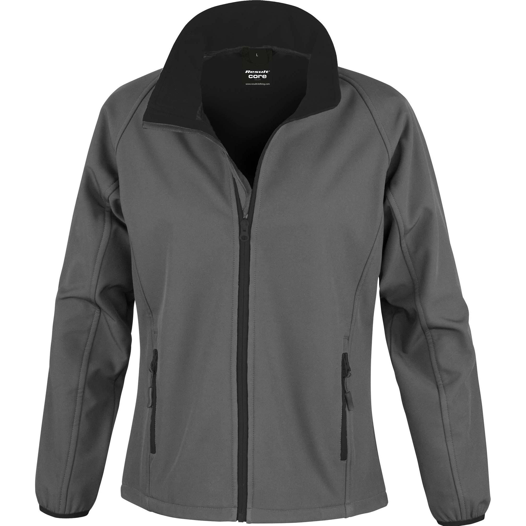 Regatta, Damen, Jacke, Softshell Damen Printable (S), Grau, S