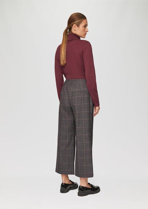 Actual product image S.Oliver Hose Karierte Culotte mit Bindegürtel (Frequency band 38 (2600 MHz))