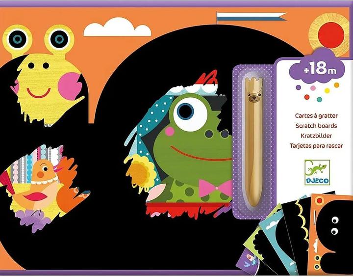 Produktbild Djeco Scratchbilder Lustige Entdeckung