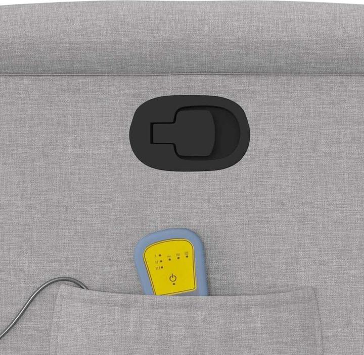 Produktbild vidaXL Massagesessel Wolkengrau Stoff Massage TV-Sessel