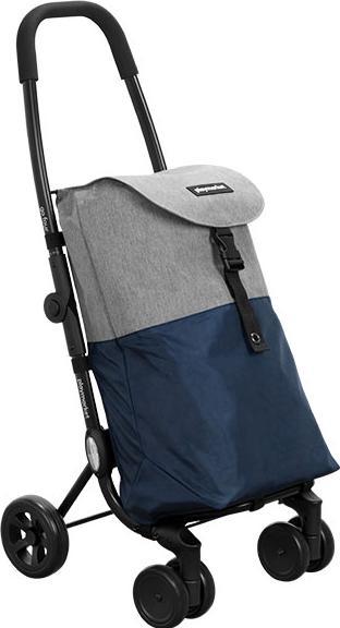 Produktbild Playmarket Einkaufswagen Go Four blau indigo textured
