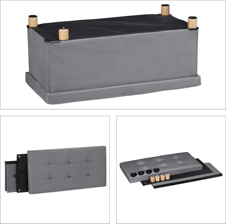 Actual product image Relaxdays Chest with tray (76 cm)