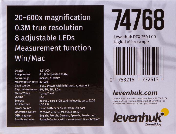 Actual product image Levenhuk DTX 350
