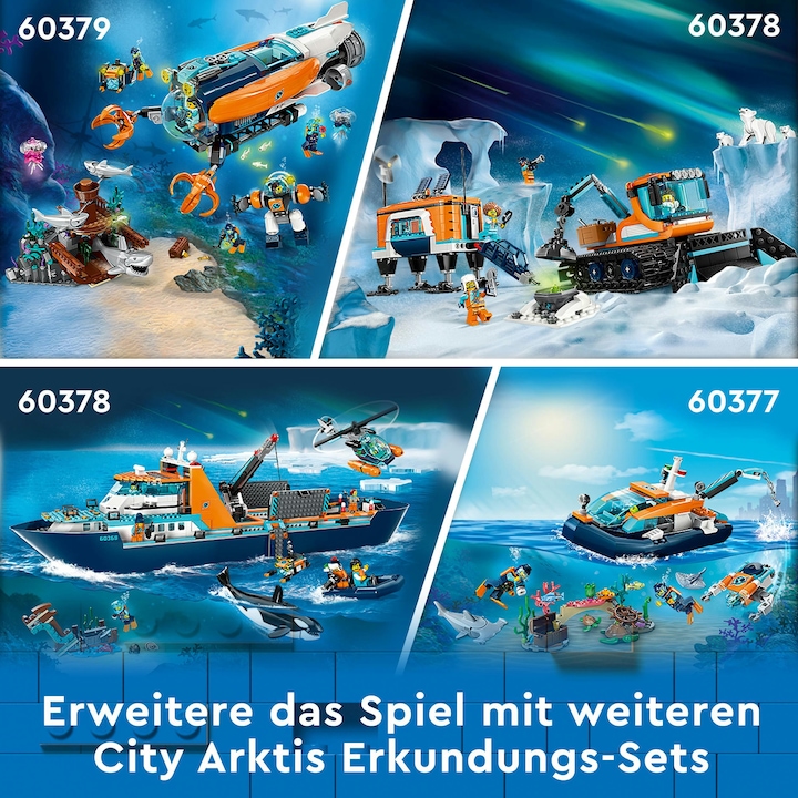 Image du produit LEGO Navire de recherche sur l'Arctique (60368, LEGO City)
