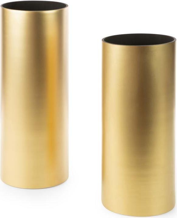 Actual product image Eurofirany LIMITED COLLECTION VICTORIA7 Vase, ∅ 15 X 40 cm, color: black, gold