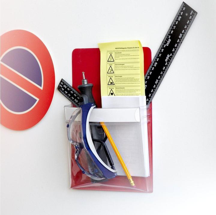 Produktbild Supermagnete Papierhalter A5 Weiss (A5)