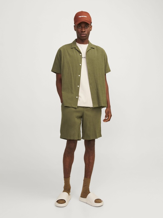 Actual product image Jack & Jones Jpstjaiden Jjcrinkle Jogger Short Sn (M)