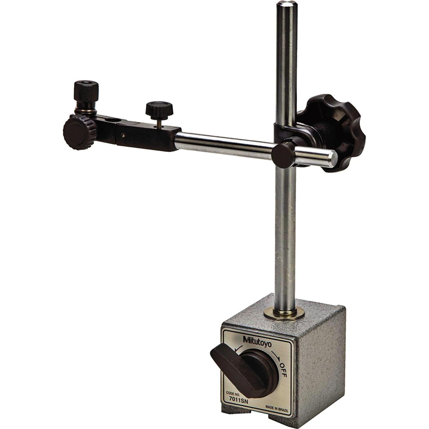 Mitutoyo, Messlehre, Messstativ magnetisch mit Feineinstellung für Messuhren mit 8 mm Schaft