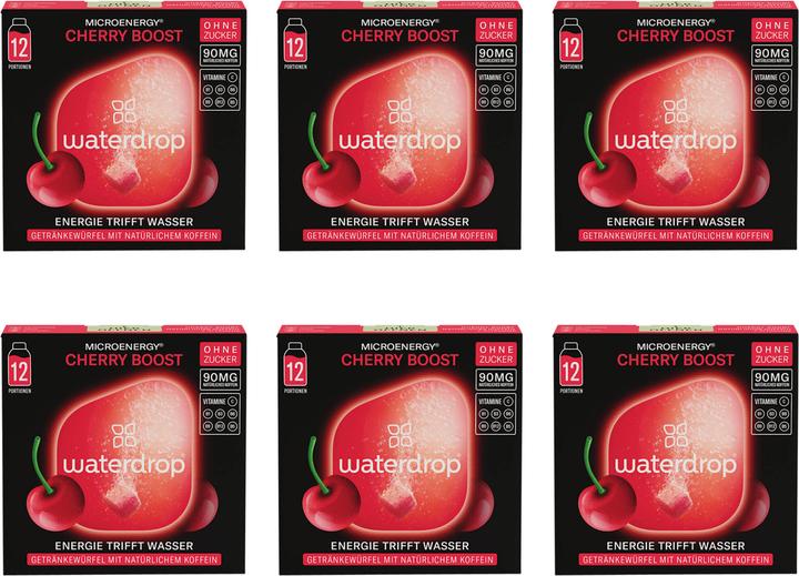 Waterdrop Microenergy Cherry Boost (6x12 Pack) (Ciliegia, 12x)