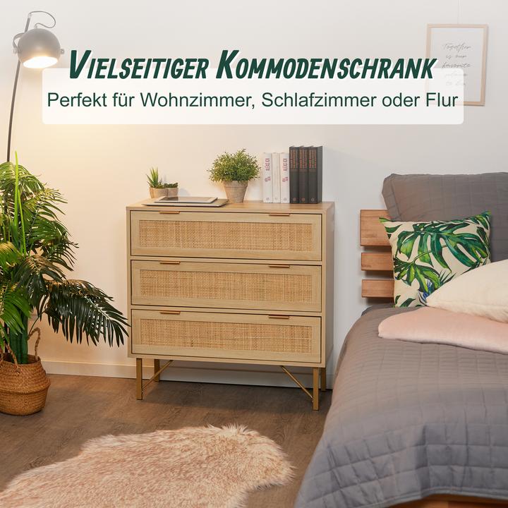 Produktbild Relaxdays Kommode (80 x 42 x 80 cm)