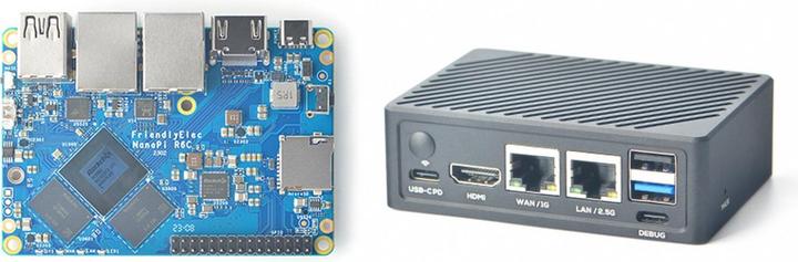 Allnet FriendlyELEC NanoPI R6C Dual-2.5G ETH 8G RAM / 32G emmC Combo with Case