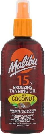Immagine prodotto Malibu Olio abbronzante al cocco (Spray solare, SPF 15, 200 ml)