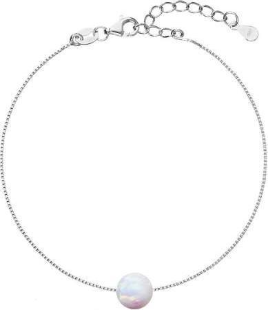 Produktbild Evolution Group Charming bracelet with white synthetic opal 13019.1 (L)