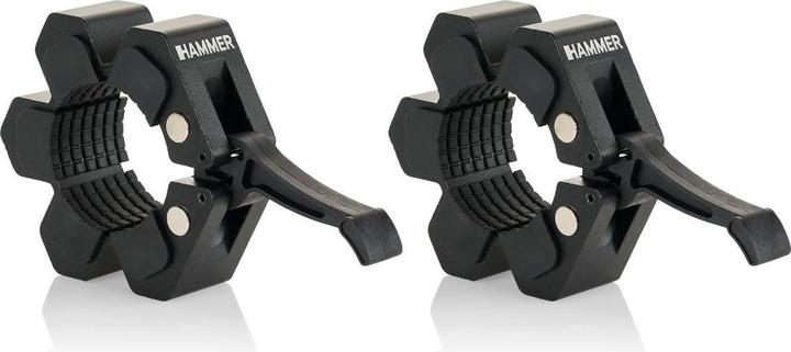 Actual product image Hammer Fitness Premium Schnellverschlüsse, Black Aluminium Premium