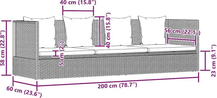 Actual product image vidaXL Yorge (200 cm)