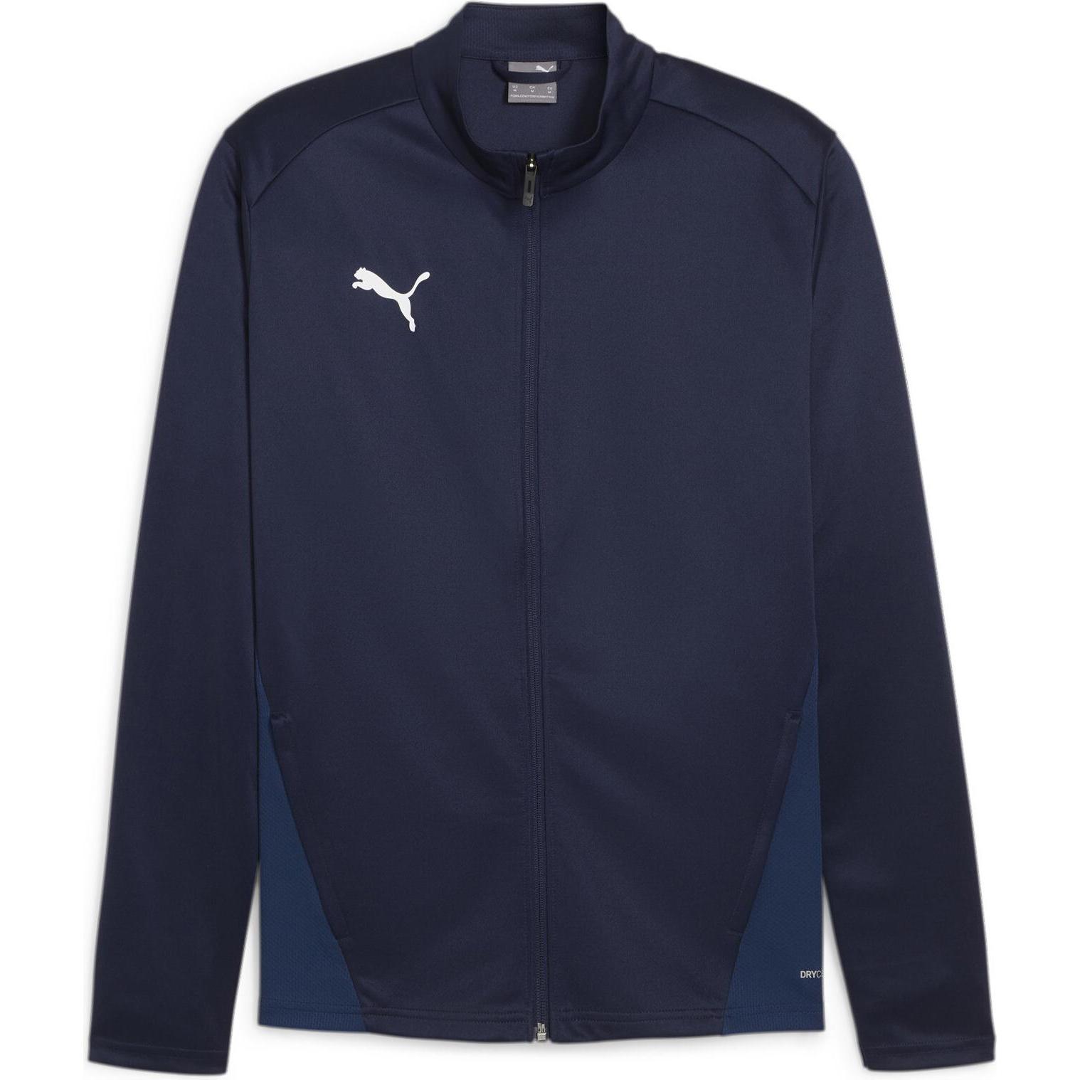 Puma, Herren, Laufjacke, teamGOAL Training Jacket (XXL), Blau, XXL