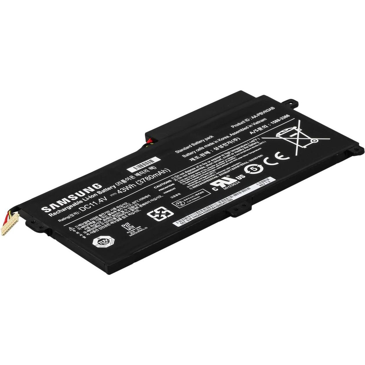 Thumbnail - Samsung Ba43-00358a (4 Zellen, 3780 mAh), Notebook Akku, Schwarz