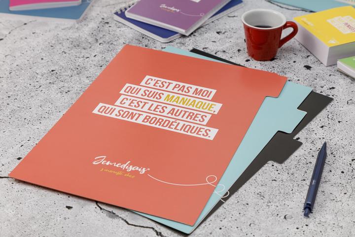 Actual product image Clairefontaine Jemedisais Set Register Folders (22 x 31 cm, 1 x)