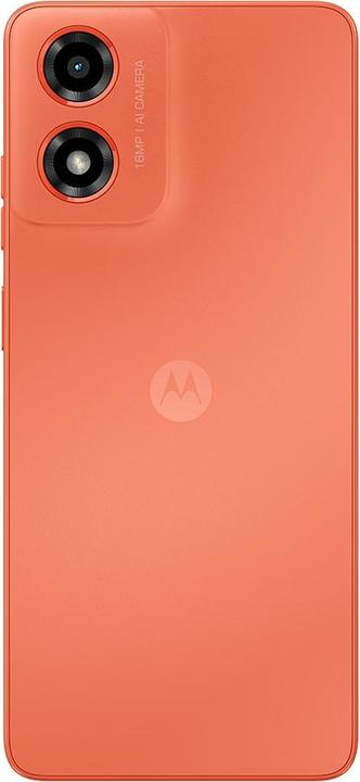 Actual product image Motorola Moto G04 (128 GB, Sunrise Orange, 6.56", Dual SIM, 4G)
