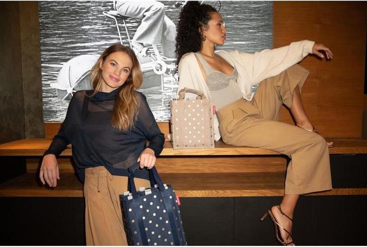 Produktbild reisenthel bottlebag metallic dots coffee