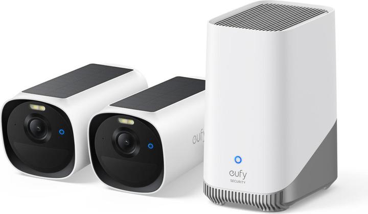 Produktbild eufy Anker EufyCam 2x E40 + HomeBase S380 Up to 16TB HDD | AI-Detection (2688 x 1520 Pixel)