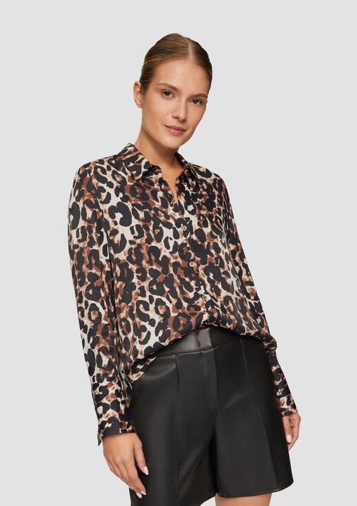 Immagine prodotto s.Oliver Bluse Strukturierte Hemdbluse mit Leo-Print (44)