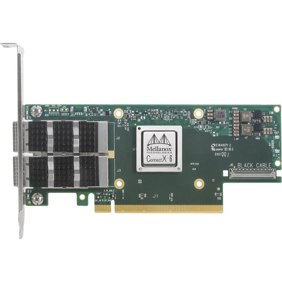Mellanox ConnectX-6 VPI adapt card /s (PCI Express 4.0 x16), Netzwerkkarte, Mehrfarbig