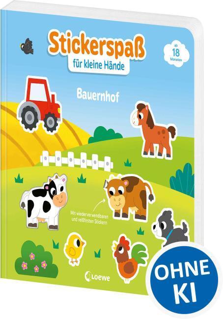 Produktbild Loewe Stickerspass für kleine Hände - Bauernhof