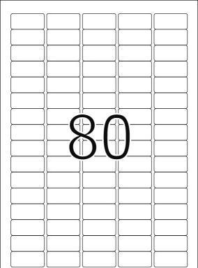 Actual product image HERMA Universal labels A4