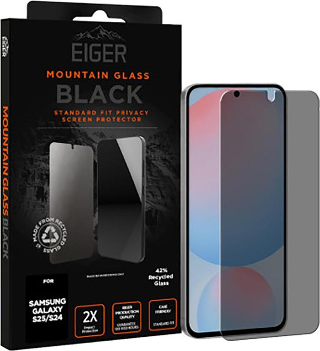 Immagine prodotto Eiger Mountain Glass Black (1 Pezzo/i, Samsung Galaxy S25)