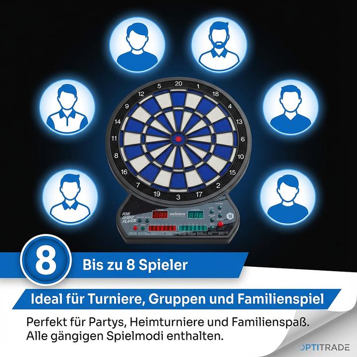 Produktbild Unicorn Elektronische LED Dartscheibe inkl. 6 Pfeile