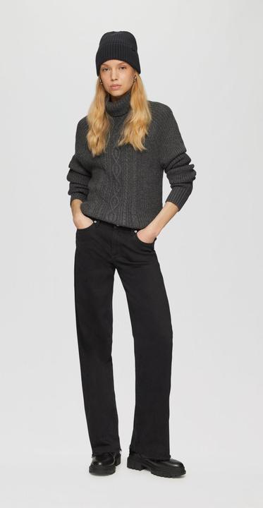 Produktbild S.Oliver Strickpullover Kuscheliger Zopfstrickpullover (XXL)