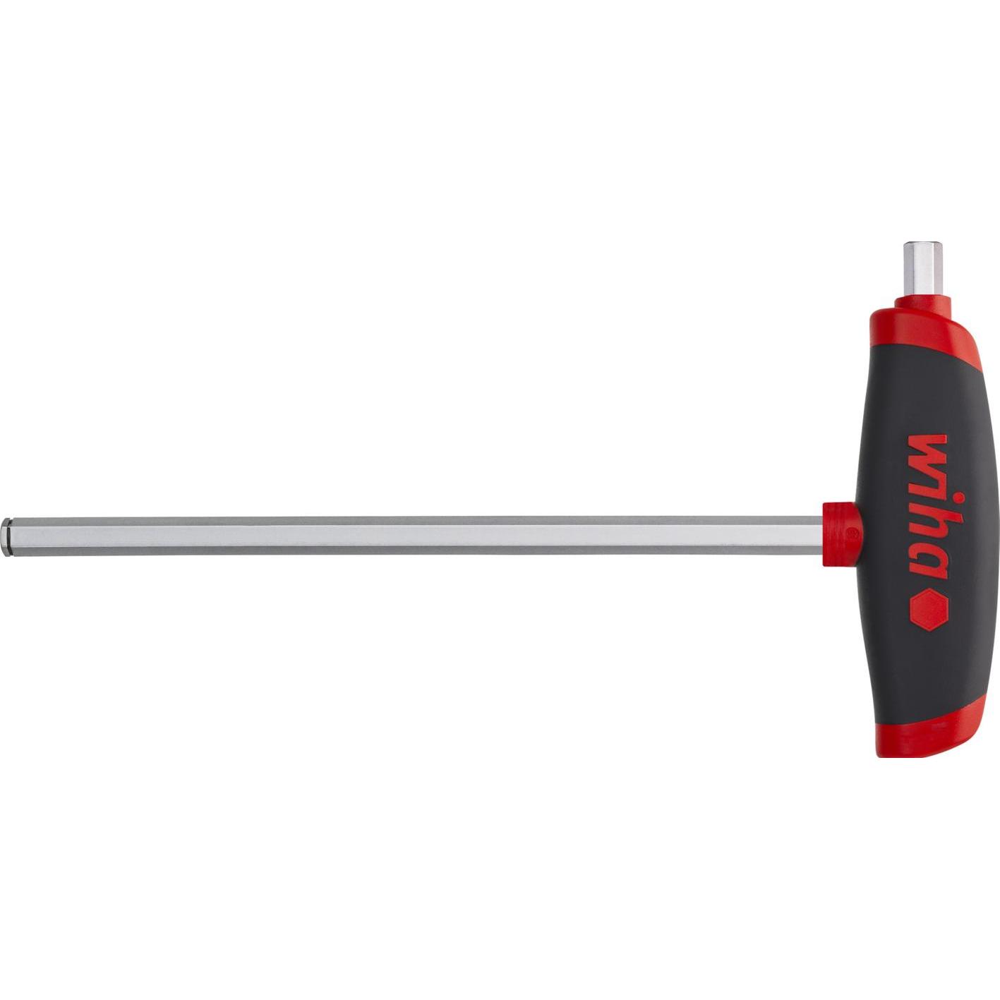 Wiha, Sechskantschlüssel, Winkelschraubendreher mit T-Griff ComfortGrip Sechskant MagicRing mit Seitenantrieb, matt verc...