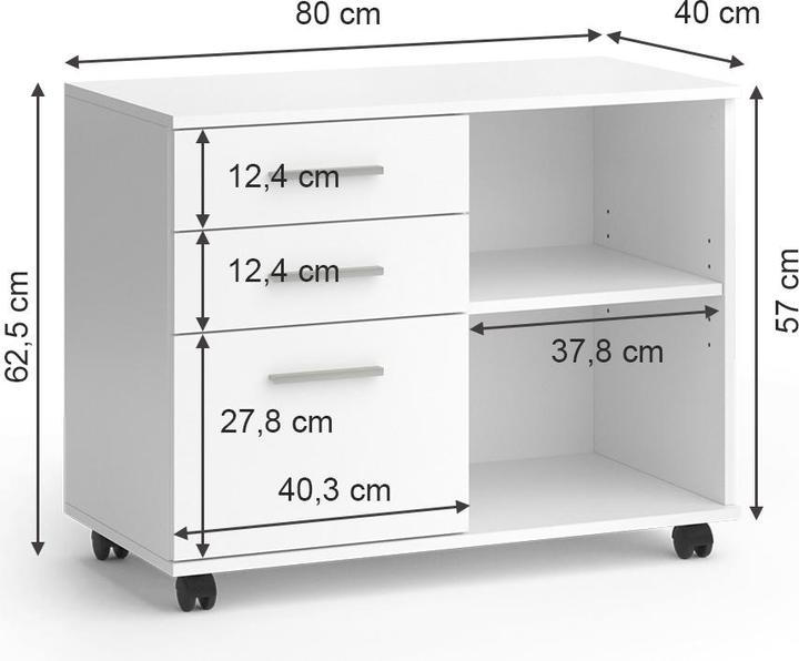 Image du produit Vicco Delf (80 x 40 x 62.5 cm)
