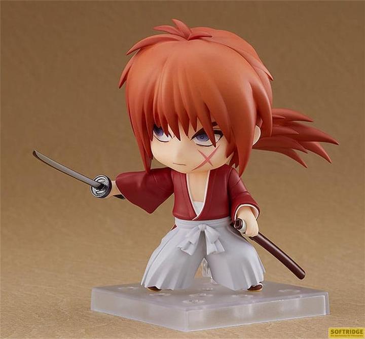 Actual product image Good Smile Company Rurouni Kenshin figurine Nendoroid Kenshin Himura 2023 Ver. 10 cm