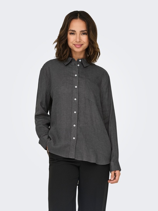 Immagine prodotto Only Camicia monocolore in misto lino Camicia (L)
