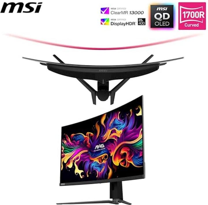 Actual product image MSI MPG 321CURX QD-OLED (3840 x 2160 Pixels, 31.50")