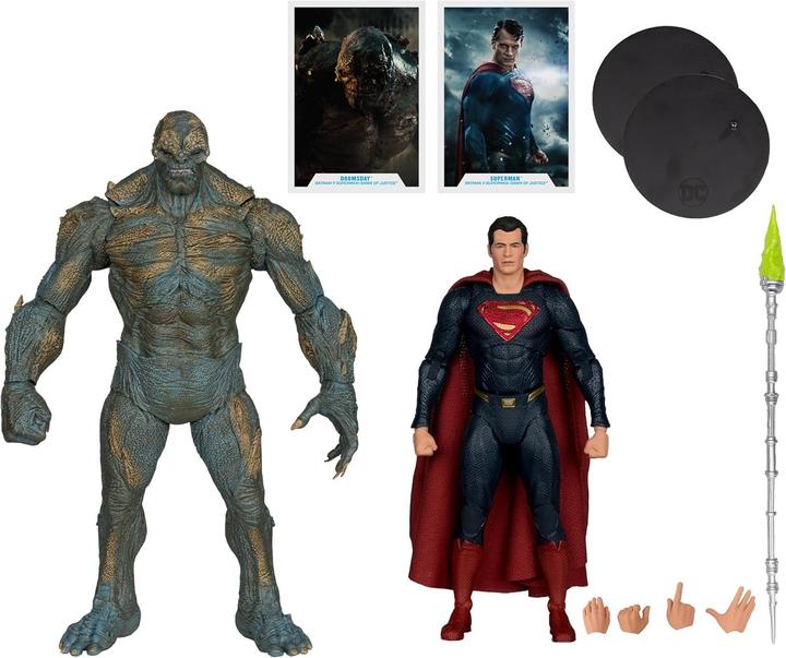 Image du produit McFarlane Batman v Superman : Dawn of Justice DC Multiverse Mega Action Figures 2er Pack Doomsday & Superman