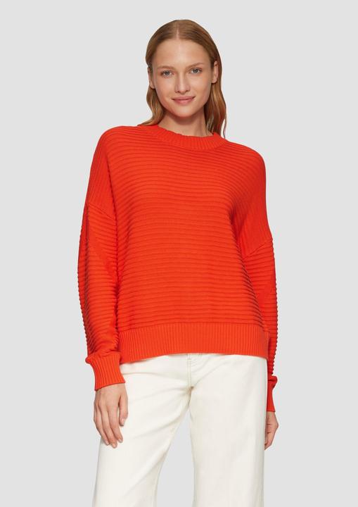 Image du produit S.Oliver Strickpullover Oversized Strickpullover mit Strukturdetails (36)