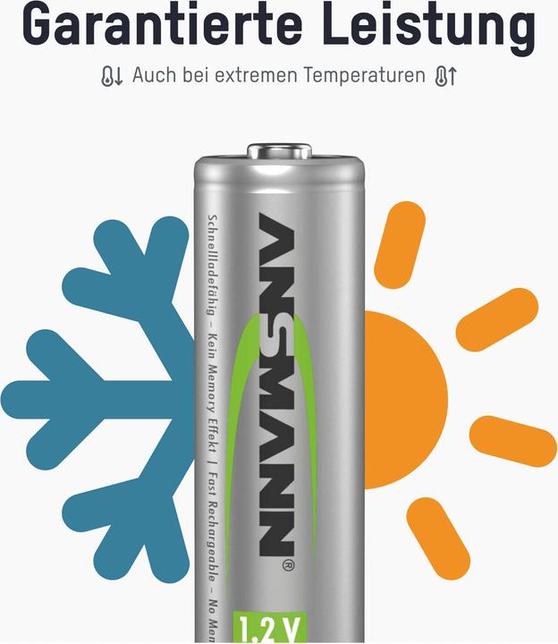 Produktbild Ansmann Solar (1 Stk., AA, 800 mAh)