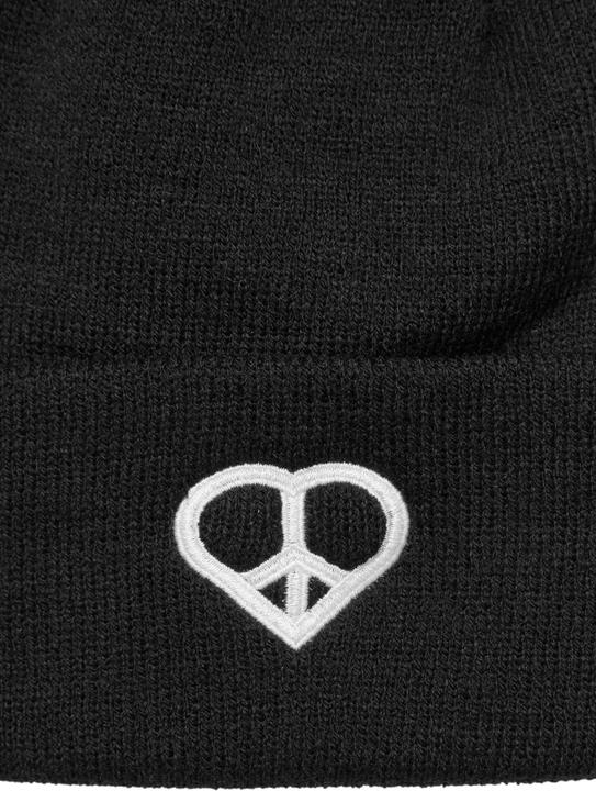 Produktbild Miss Tee Peace Sign Heavy Knit Beanie - 191385 (One Size)