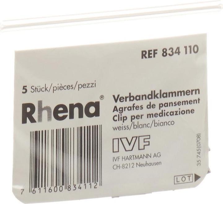 Immagine prodotto IVF Hartmann Fermagli per fasciature FIVET bianco senza lattice (5 x)