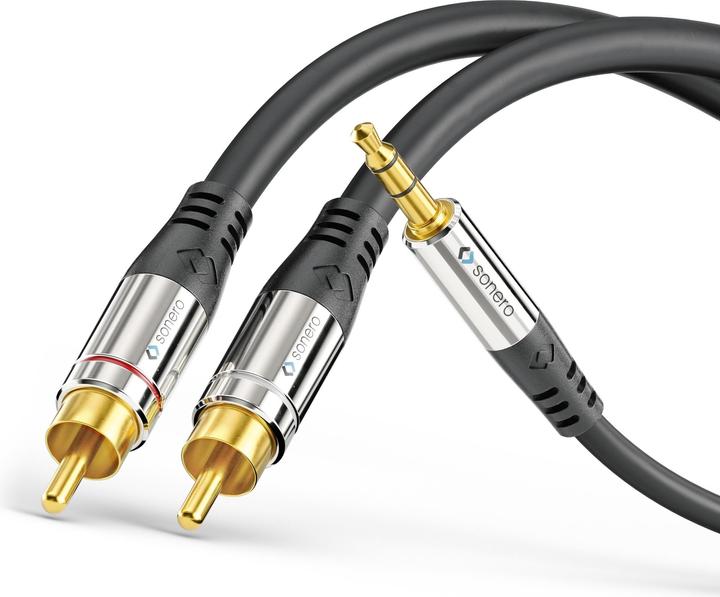 Produktbild Sonero 3,5 mm Klinke – Cinch (10 m, 3.5mm Klinke (AUX), Cinch)
