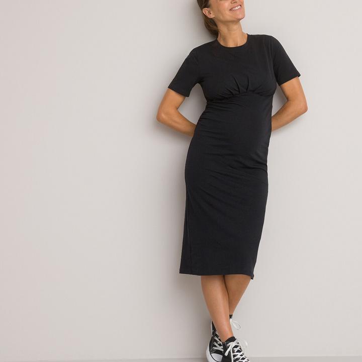 Produktbild La Redoute Collections Umstandskleid mit gerader Schnittform und kurzen Ärmeln (L)
