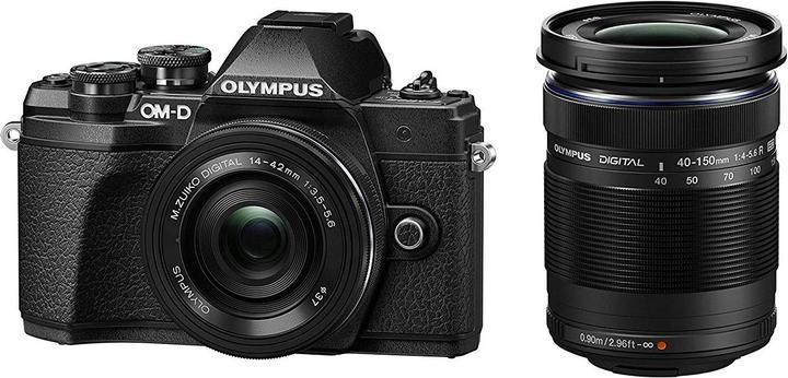 Produktbild Olympus OM-D E-M10 Mark III Kit + 14-42 Pancake + 40-150 (16.10 Mpx, Micro Four Thirds)