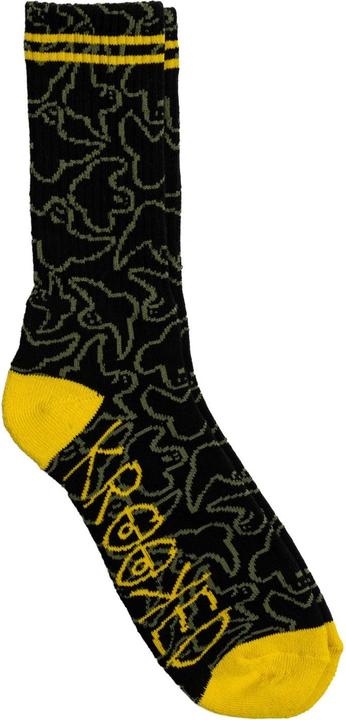 Actual product image Krooked Multi Birds Socks (One size)