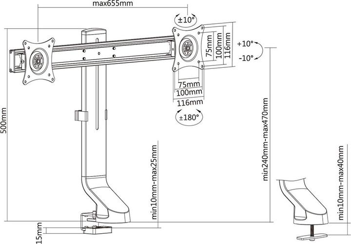 Produktbild Maclean MC-854 (Tisch, 27")